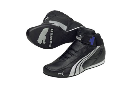 KART CAT MID II Shoe Black/Silver - PUMA MOTORSPORT - レーシング